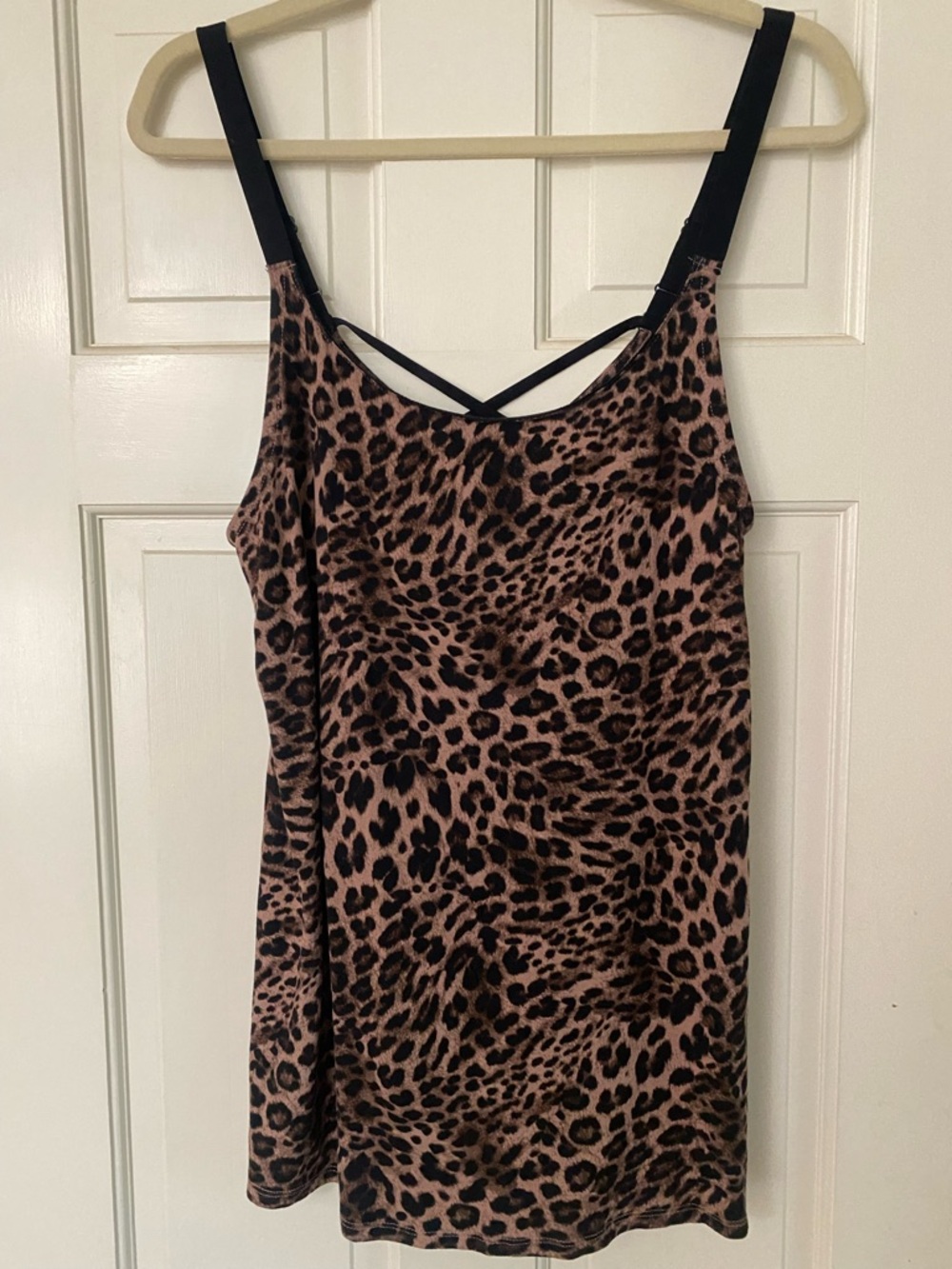 torrid Leopard Print Tank Top in Brown and Black